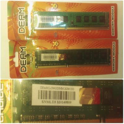 Memory ddr3 deam 2 gb pc 10600 (lt) - k-galaxy.com